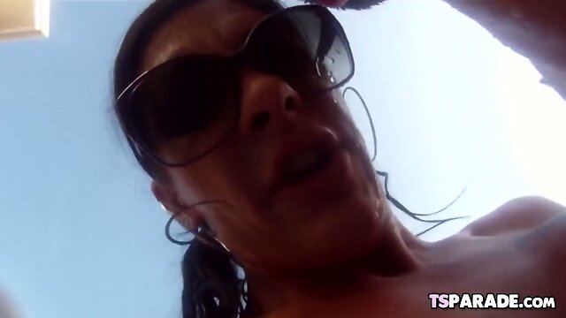 Shemale Babes Having A Pool Orgy