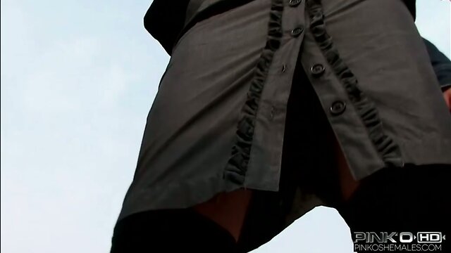 Valeria: Sexy Shemale with Big Cock and Massive Tits!