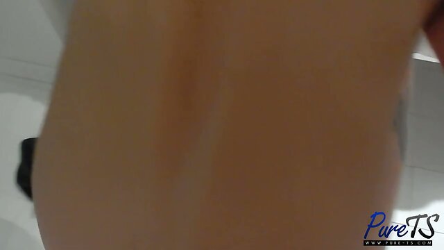 amateur big dick TS Natalie gets some off camera action