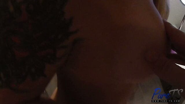 Trixxey Skye gets her ass warmed up before the scene starts