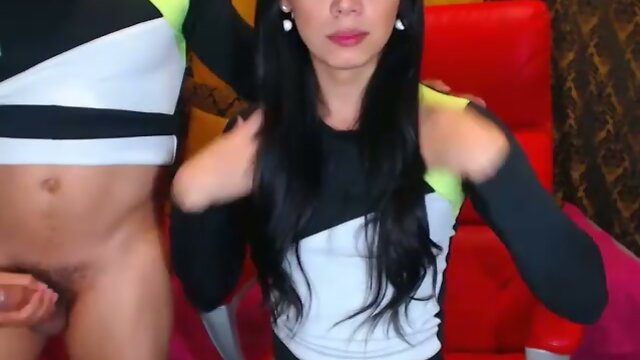 Latina tgirl fucking with bf