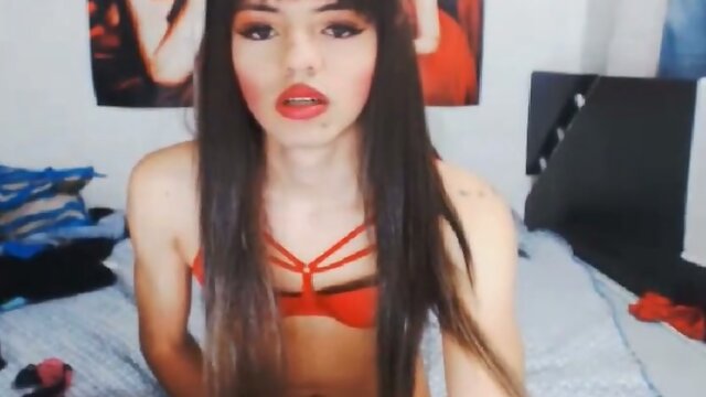 Latina Tranny Gets Her Tight Ass Pounded