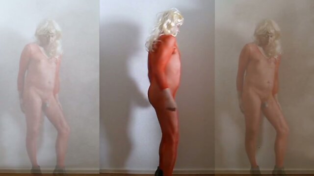 P337 at1 tranny Crossdresser nackt red Nylonbody 7c8a1 naked