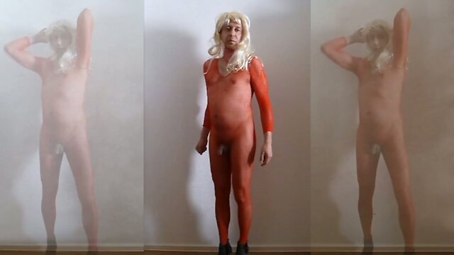 P337 at1 tranny Crossdresser nackt red Nylonbody 7c8a1 naked