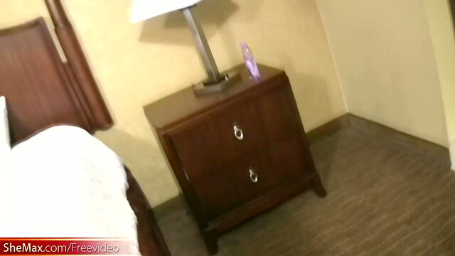 Ebony TS doll stuffs her tight ass with beer bottle and cums