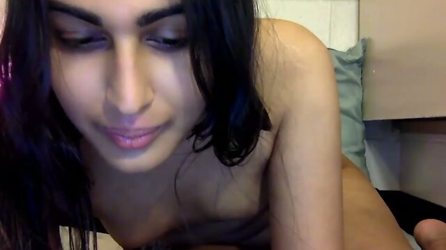 Sultry Shemale Strips & Twerks on Webcam: A Hot & Horny Show!