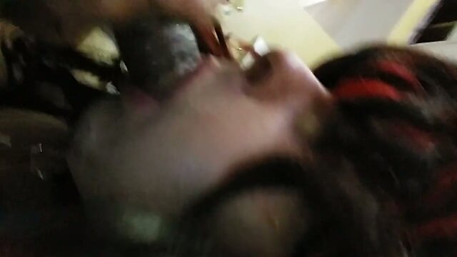 college sissy worships BBC till it nuts