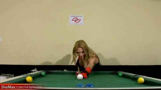 Laviny`s Naughty Pool Game: Stripping and Jerking in a Tiny Dress