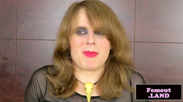 Kinky amateur tgirl jerksoff and fingers ass