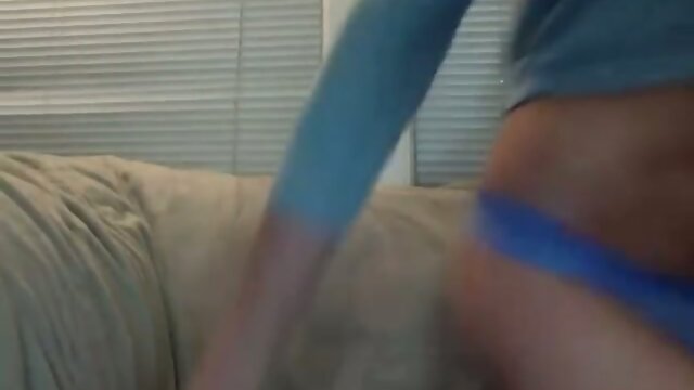 Katie cums with her big cock