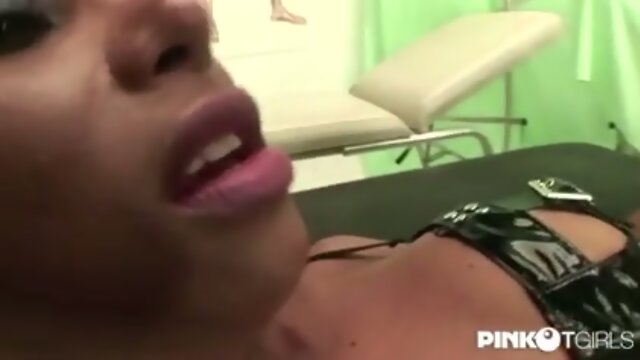 Doctor`s Wildest Dreams Come True: Aika Fucks Him with a Dildo & Cum in His Mouth
