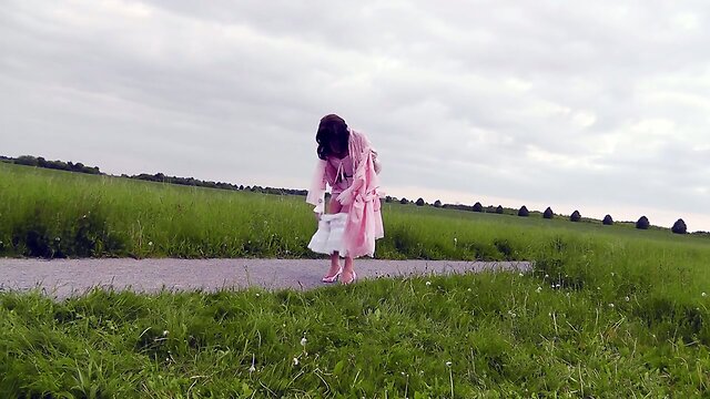 Biking Sissy On Prowl