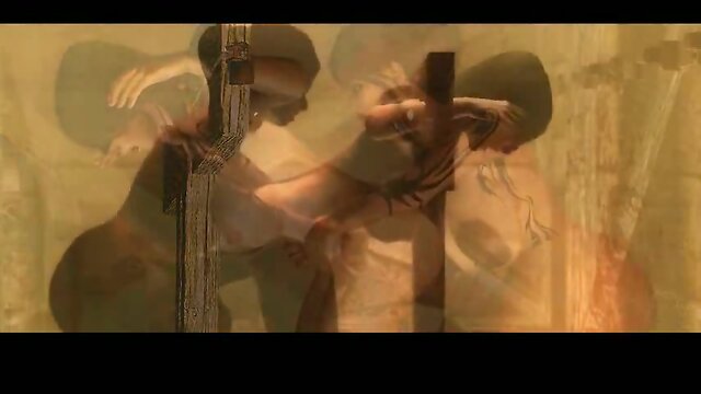 Futa shemale fucks slave girl straitjacketed femdom basement