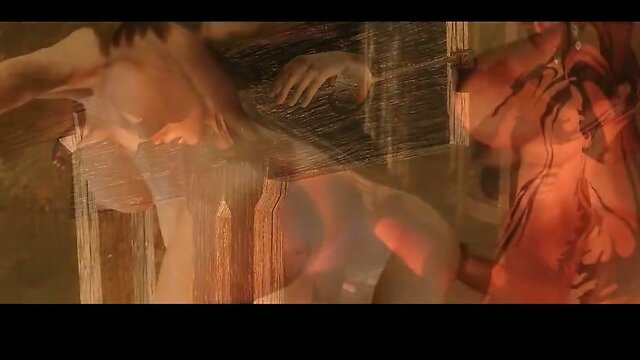 Futa shemale fucks slave girl straitjacketed femdom basement