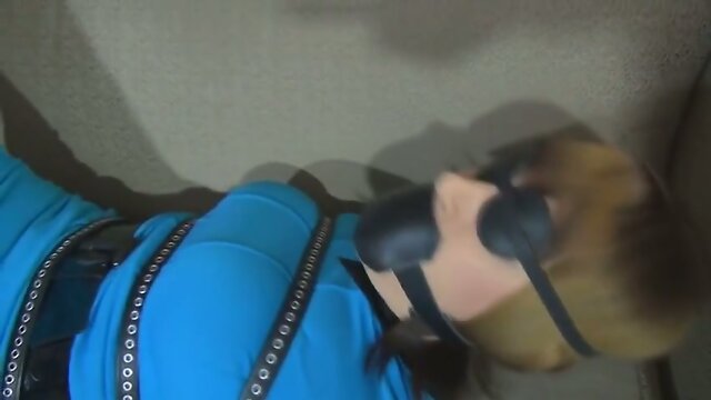 Tranny in Blue Dress tied