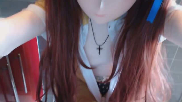 kigurumi vibrator masturbate