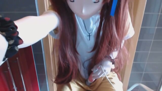 kigurumi vibrator masturbate