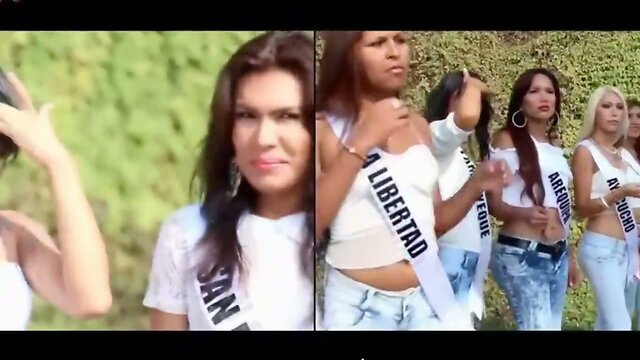 Pretty T-Girls Compete in Rehearsal Beauty T-Pageant