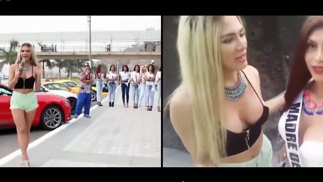 Pretty T-Girls Compete in Rehearsal Beauty T-Pageant