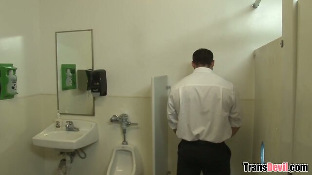 Tricking a gay man sucking your cock