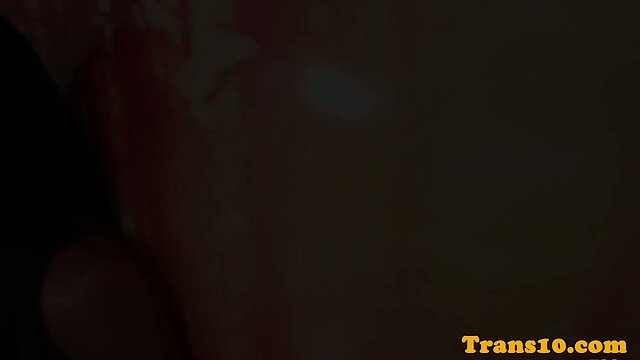 Black shemale buttfucked after seduction