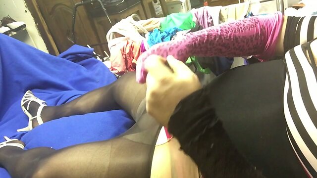 Cum in Sisters laundry Victoria Secret Panties