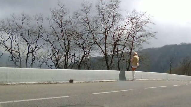 Hot Babe`s Sultry Striptease in Thigh-High Boots