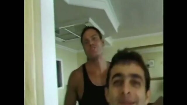 Brazilian Shemale with two guys