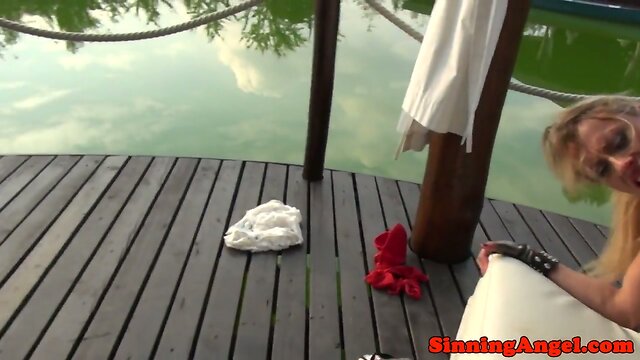 Cocksucking pornstars banged and facialized