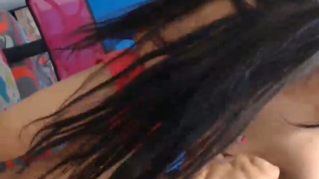 Hottie Shemale Gives Her Man a Hot Blowjob