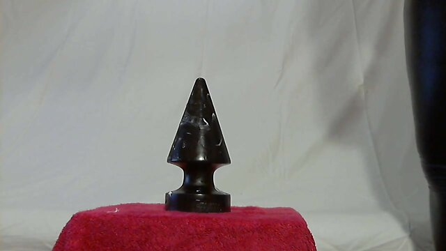 Domestic Partner Crack Attack Giant butt plug inside my hole