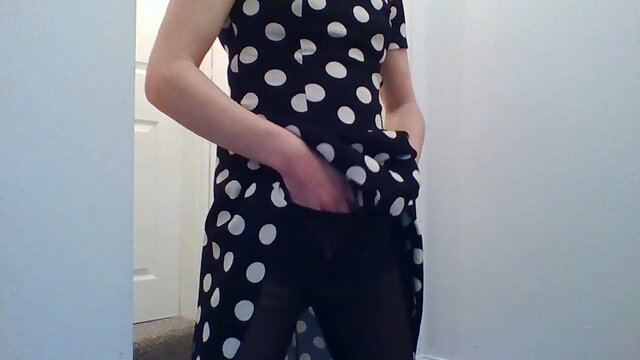 Crossdressed Masturbation