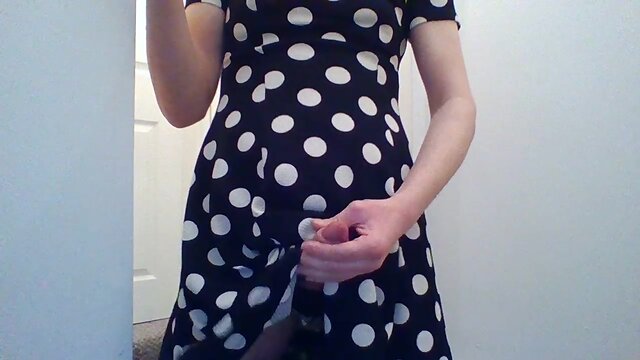 Crossdressed Masturbation