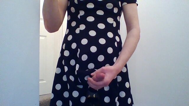 Crossdressed Masturbation