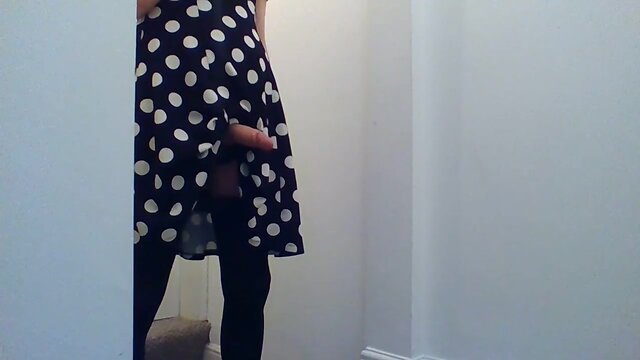 Crossdressed Masturbation