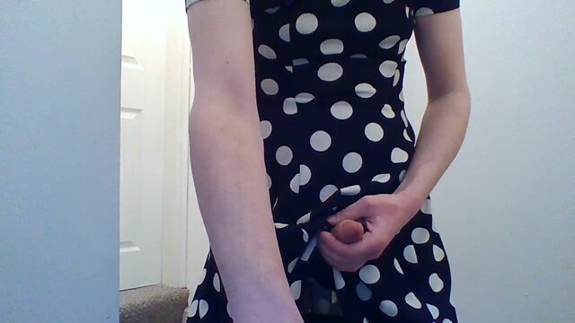 Crossdressed Masturbation