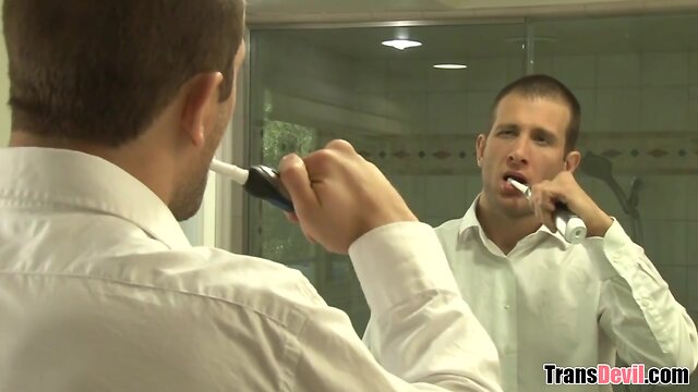 Spencer Fox fucks his T-girlfriend