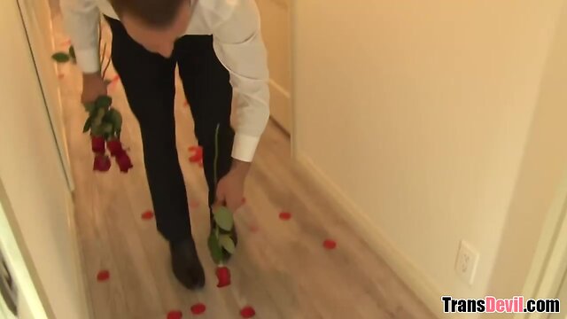 Spencer Fox fucks his T-girlfriend