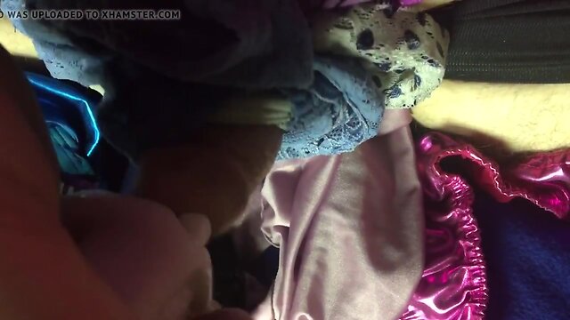 Laundry day cum sister in laws panties