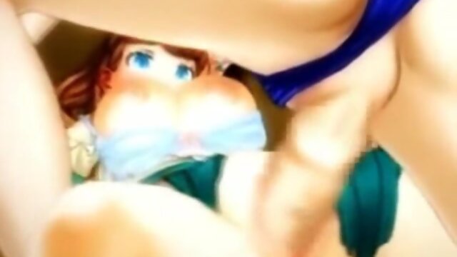 3D Young Futanari Fucks Busty Teen!