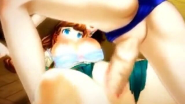 3D Young Futanari Fucks Busty Teen!