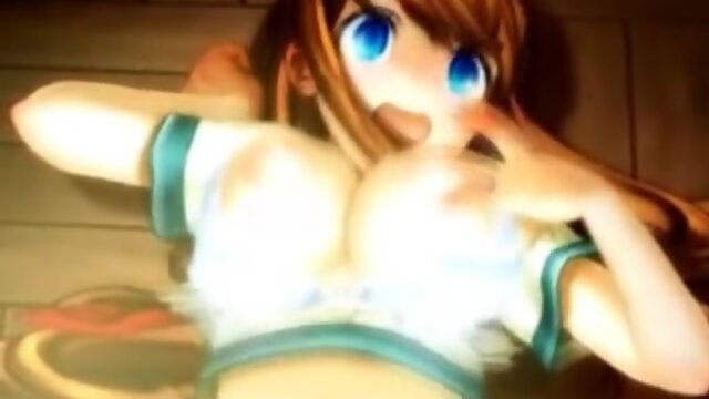 3D Young Futanari Fucks Busty Teen!