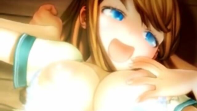 3D Young Futanari Fucks Busty Teen!