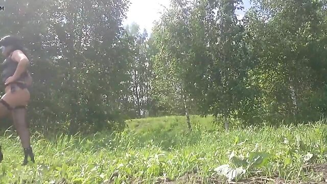 Exploring Vulnerability on a Desolate Road: A Nude Woman`s Journey