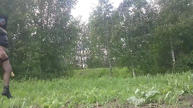 Exploring Vulnerability on a Desolate Road: A Nude Woman`s Journey