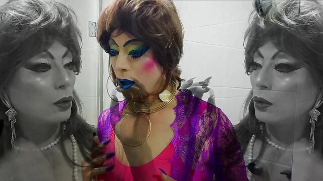 Fantasy Fetish: Shemale Heavy Makeup, Sissy Makeup