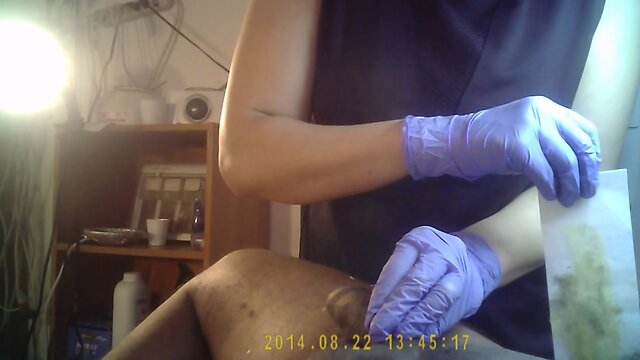 waxing on hidden camera part5