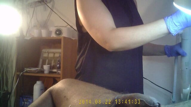 waxing on hidden camera part5