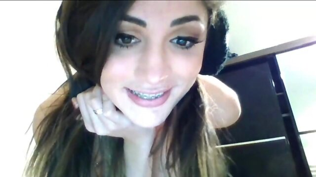 Cute Teenager with a headset