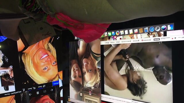 Cum Jerk BBC sissy slut training Sisters NoBo Panties